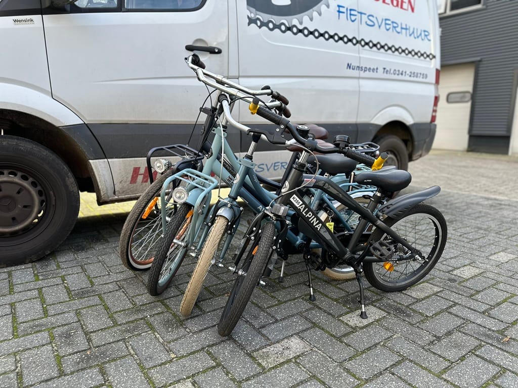 Kinderfiets in verschillende maten en merken